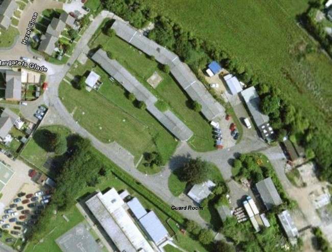 Google Earth view of the domestic site