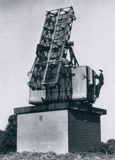 Typical plinth mounted Type 13 radar