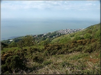 View of Ventnor from the Top Site